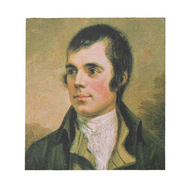 Robert Burns, fira Burns natt Anteckningsblock (Framsida)