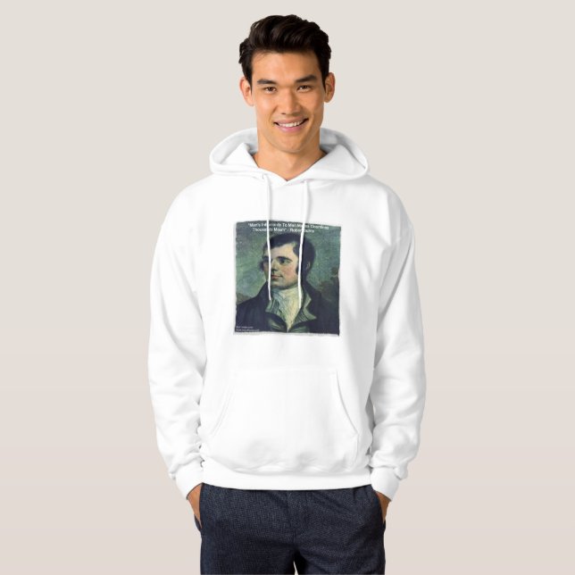 Robert Burns "Man's Inhumanity" Tröja Hoodie (Hel framsida)