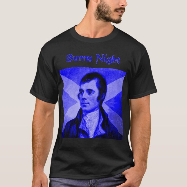 Robert Burns Night T Shirt (Framsida)
