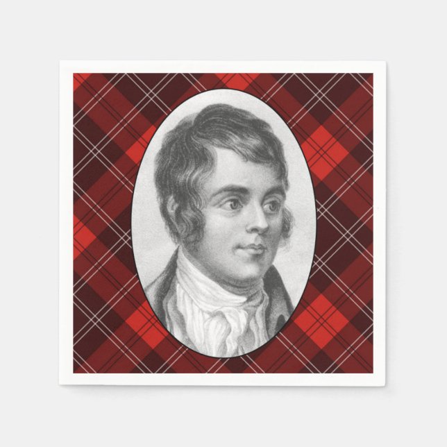 Robert Burns Pappra Napkins Pappersservett (Framsidan)