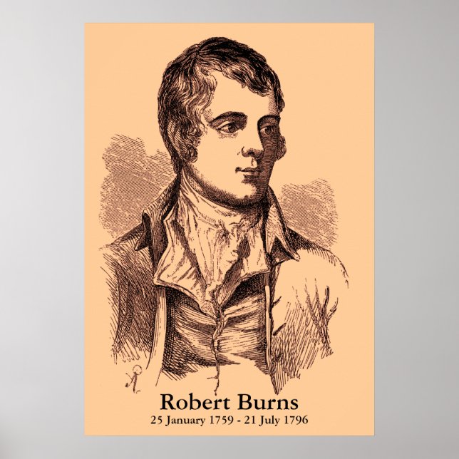 Robert Burns Poster (Framsidan)