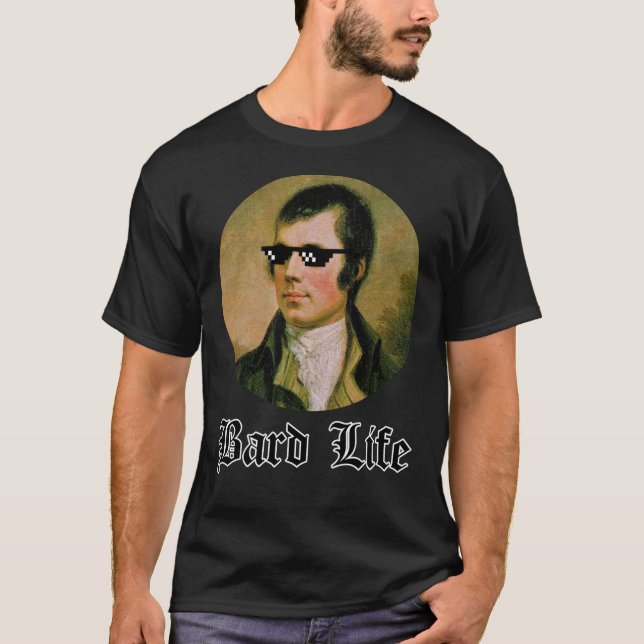 Robert Burns Rabbie Burns Bard Life Essential T-Sh T Shirt (Framsida)