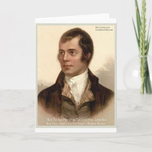 Robert Burns "to Know her" citattecken från Kärlek Kort