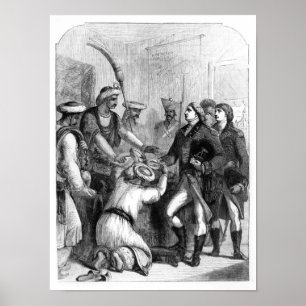 Robert Clive häleri "Diwanien" av Bengal Poster