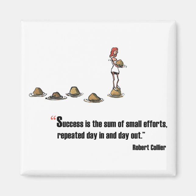 Robert Collier citerade Motivational Exam Magnet (Framsidan)