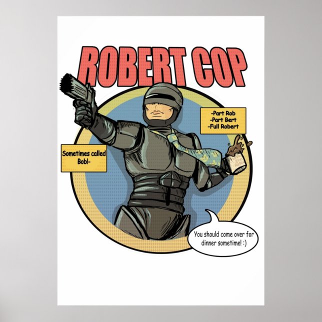 Robert Cop Poster (Framsidan)