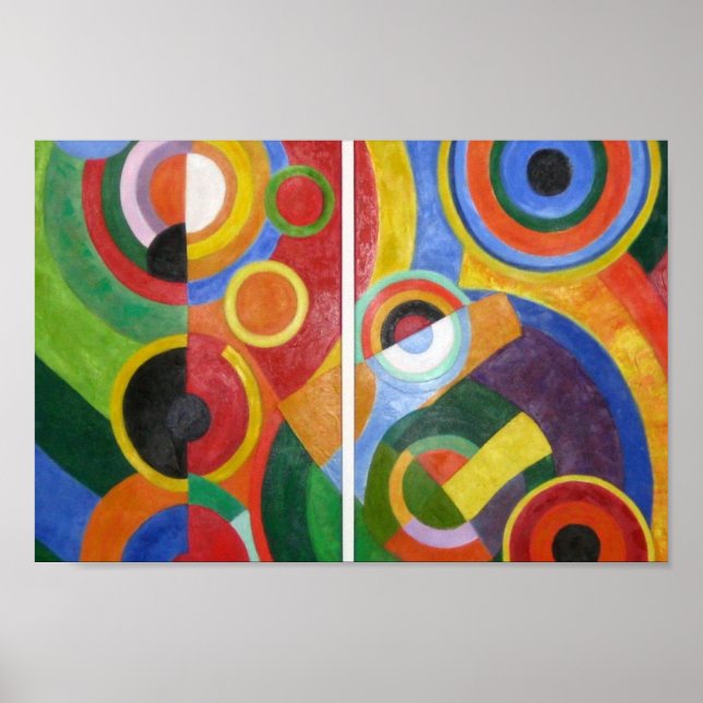 Robert Delaunay abstrakt art Poster (Framsidan)