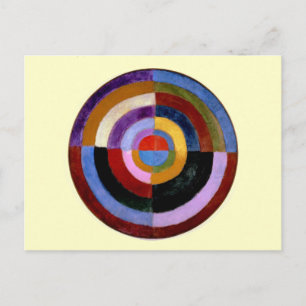 Robert Delaunay abstrakt art Vykort