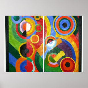 Robert Delaunay art: Rrytm Poster