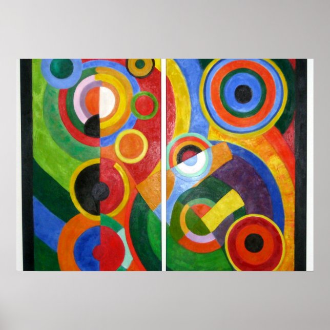 Robert Delaunay art: Rrytm Poster (Framsidan)