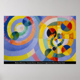 Robert Delaunay - Cirkulära former Poster