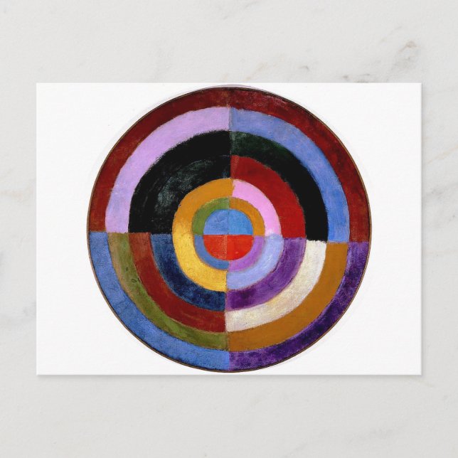 Robert Delaunay Classical Abstrakt Art Painting Vykort (Framsida)