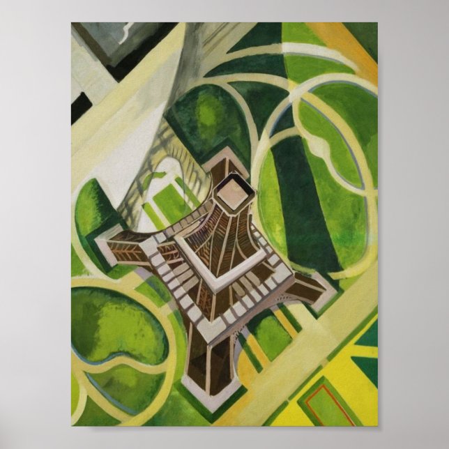 Robert Delaunay Eiffel Torn art Poster (Framsidan)