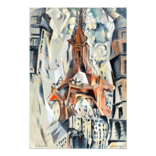 Robert Delaunay Eiffel torn Fototryck