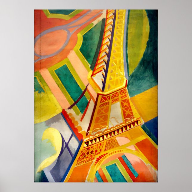 Robert Delaunay - Eiffel Torn Poster (Framsidan)