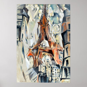 Robert Delaunay Eiffel torn Poster
