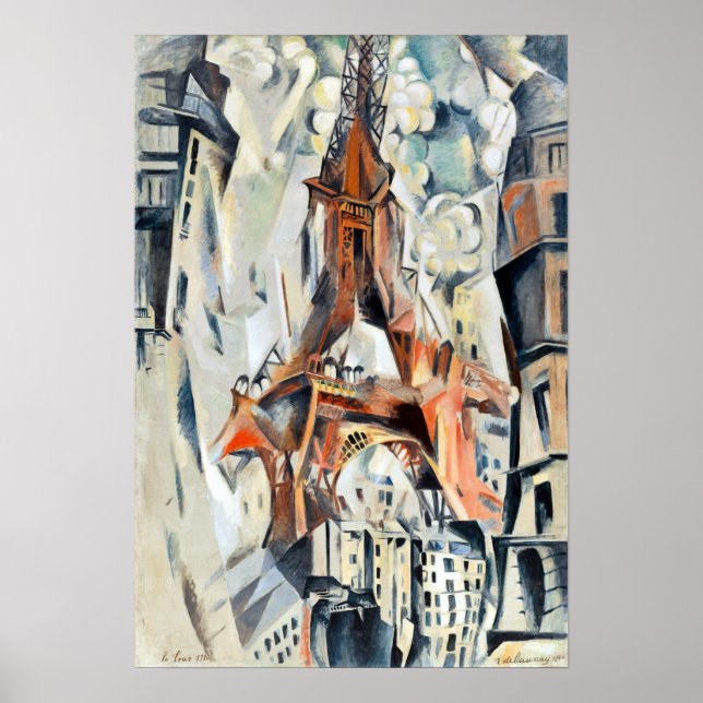 Robert Delaunay Eiffel Torn Poster (Framsidan)