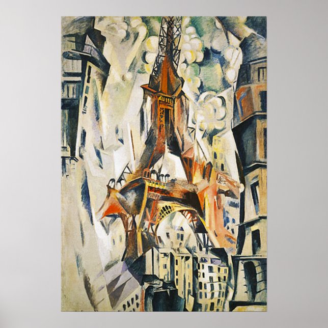 Robert Delaunay Eiffel Torn Poster (Framsidan)
