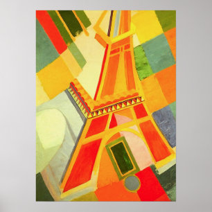 Robert Delaunay Eiffel Torn Poster