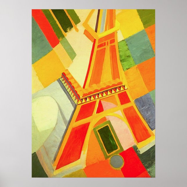 Robert Delaunay Eiffel Torn Poster (Framsidan)