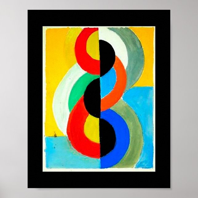 Robert Delaunay Färg Poster (Framsidan)