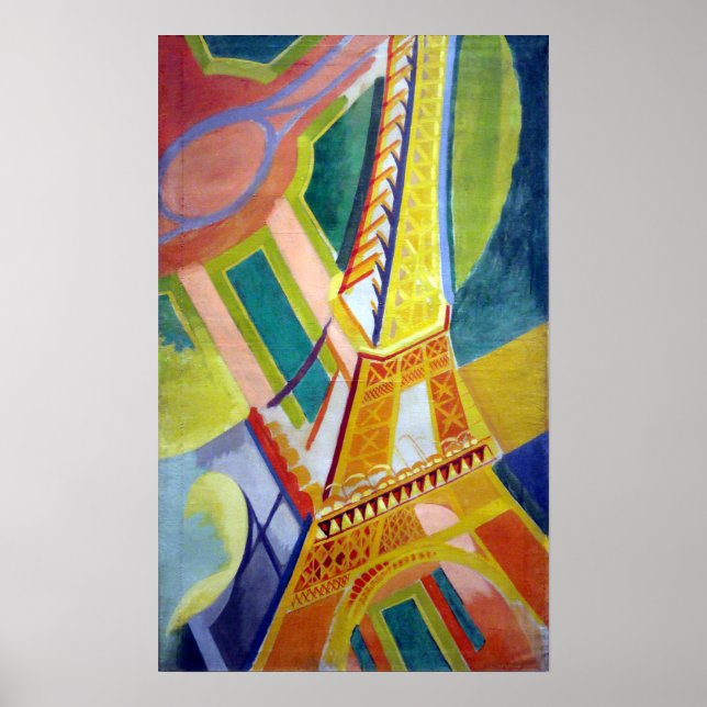 Robert Delaunay La Tour Eiffel Poster (Framsidan)