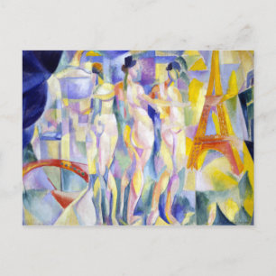Robert Delaunay La ville de Paris Vykort