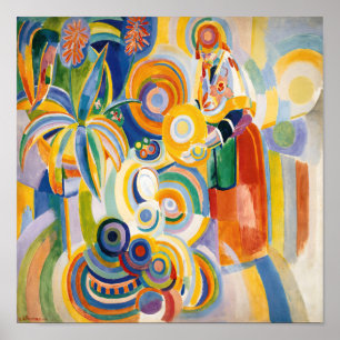 Robert Delaunay - Portugisiska Woman Poster