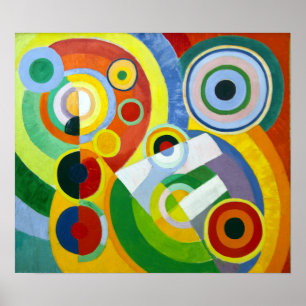 Robert Delaunay Rhythm, Joy of Living Poster