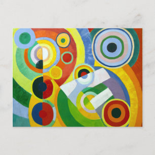 Robert Delaunay Rhythm, Joy of Living Vykort