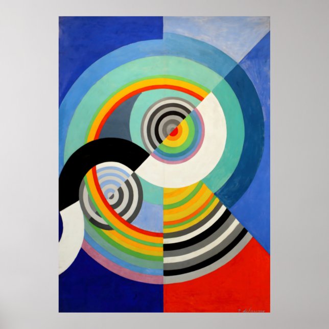 Robert Delaunay - Rythme n° 3 Poster (Framsidan)