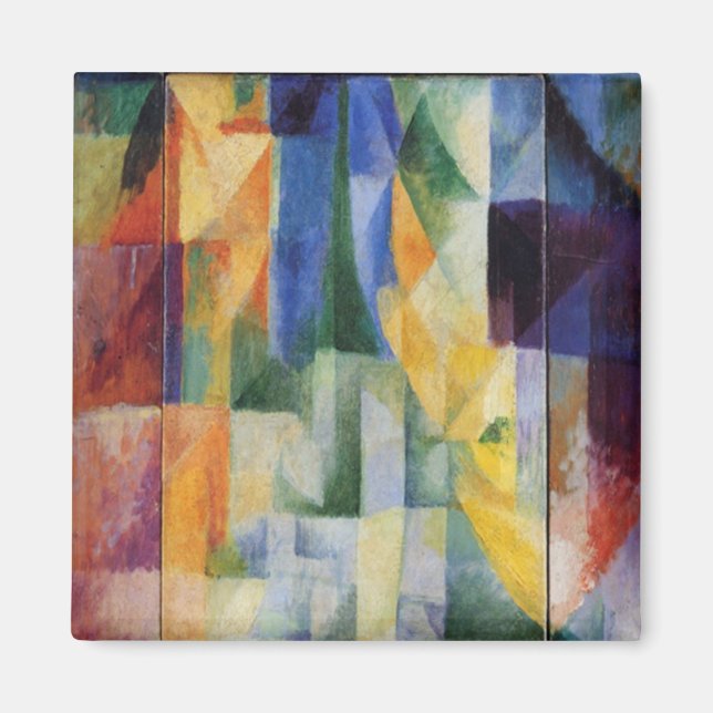 Robert Delaunay - Samtidiga fönster i staden Magnet (Framsidan)