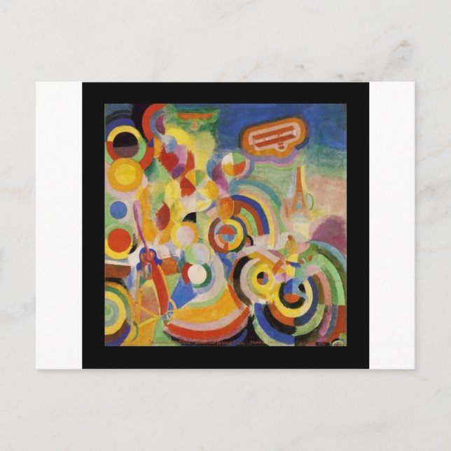 Robert Delaunays hem till Bleriot Vykort (Framsida)