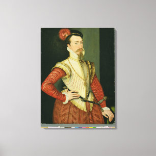 Robert Dudley (1532-88) 1st Earl av Leicester, c.1 Canvastryck