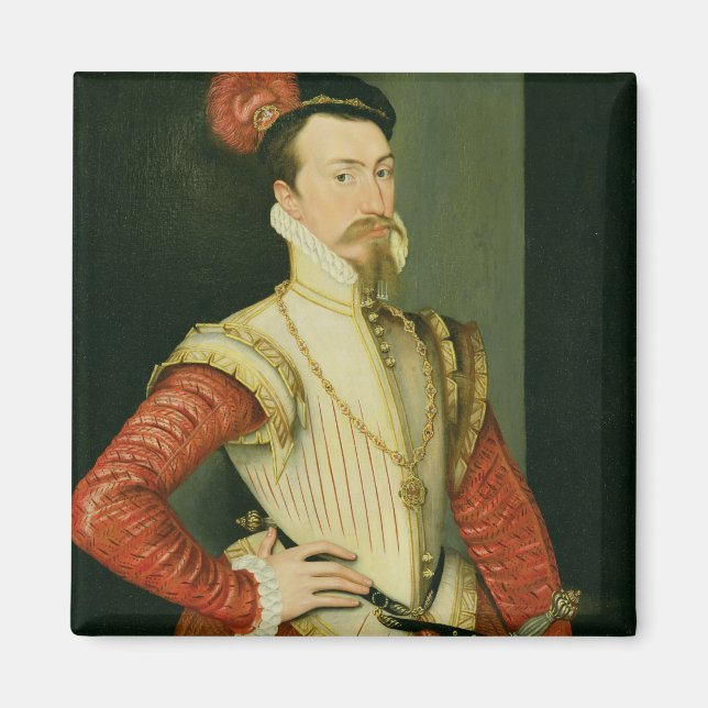 Robert Dudley (1532-88) 1st Earl of Leicester, c.1 Magnet (Framsidan)