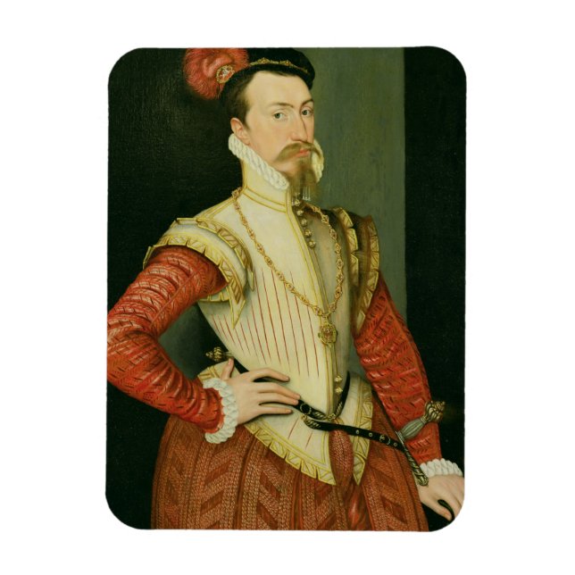 Robert Dudley (1532-88) 1st Earl of Leicester, c.1 Magnet (Vertikal)