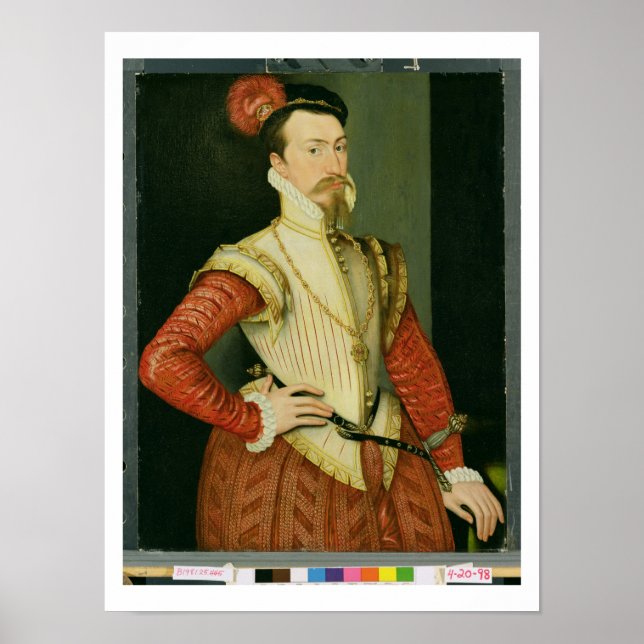 Robert Dudley (1532-88) 1st Earl of Leicester, c.1 Poster (Framsidan)