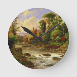 Robert-duncanson | Zazzle_Growshop Rund Klocka