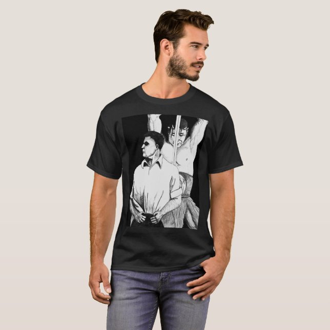 Robert E Howard och Conan T-tröja 2 T-shirt (Hel framsida)