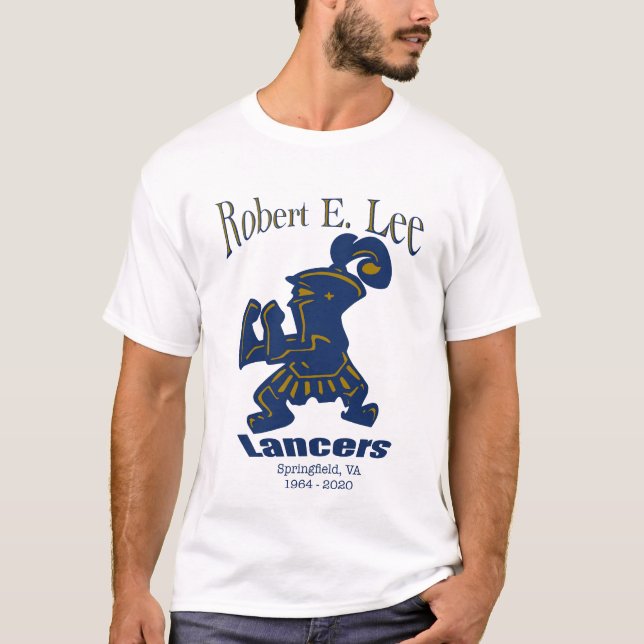 Robert E. Lee High School Lancers T-shirt (Framsida)