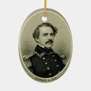 Robert E. Lee Julgransprydnad Keramik