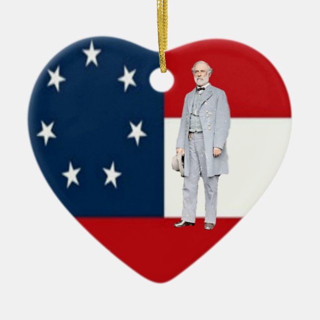 ROBERT E. LEE JULGRANSPRYDNAD KERAMIK (Framsidan)
