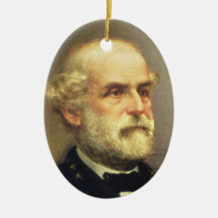 Robert E. Lee Julgransprydnad Keramik