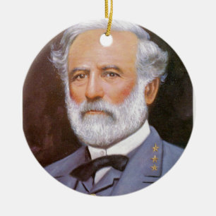 Robert E Lee Julgransprydnad Keramik