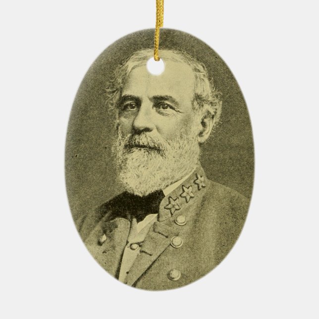 Robert E. Lee Julgransprydnad Keramik (Framsidan)