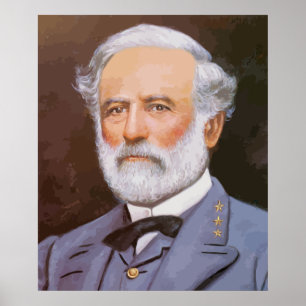 Robert E. Lee Målning Poster