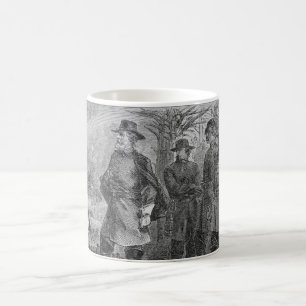 Robert E. Lee med hans soldater på Fredericksburg Kaffemugg