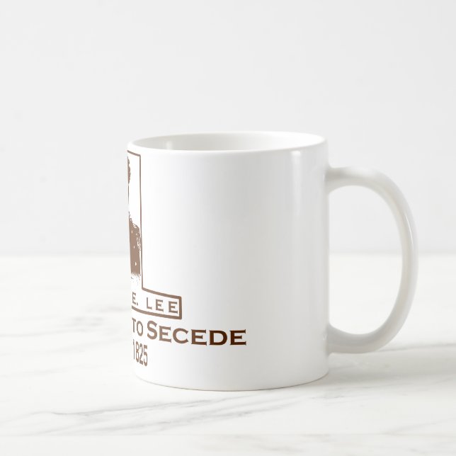Robert E. Lee Mest troligen som utträder ur Kaffemugg (Höger)
