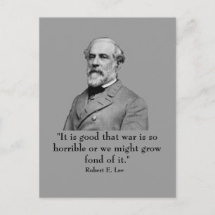 Robert E Lee och citat Vykort