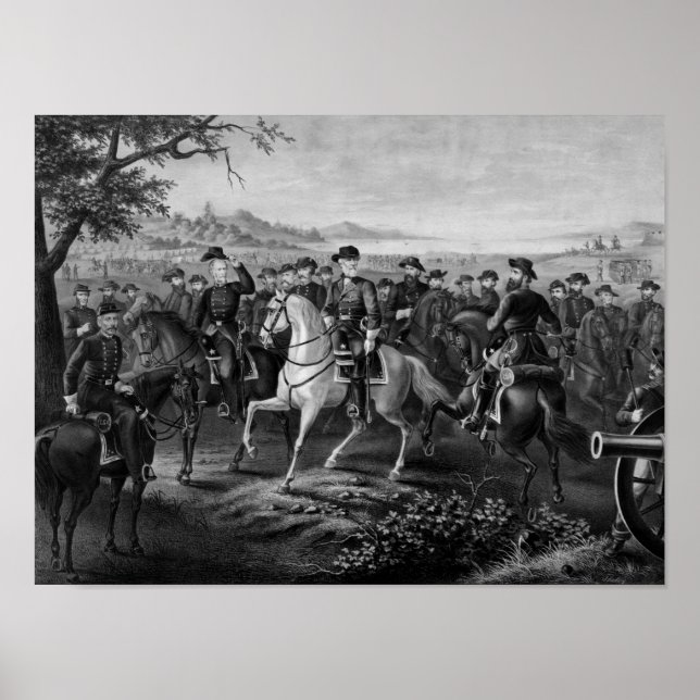 Robert E. Lee och hans generaler Poster (Framsidan)